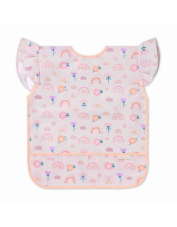 BabyOno: Αδιάβροχη σαλιάρα με θήκη 2-4years -RAINBOW