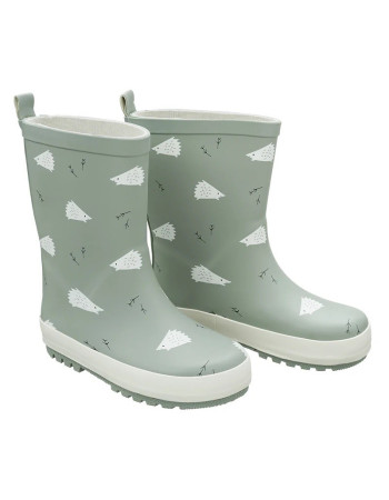 Fresk Kids Wellies Hedgehog Gray