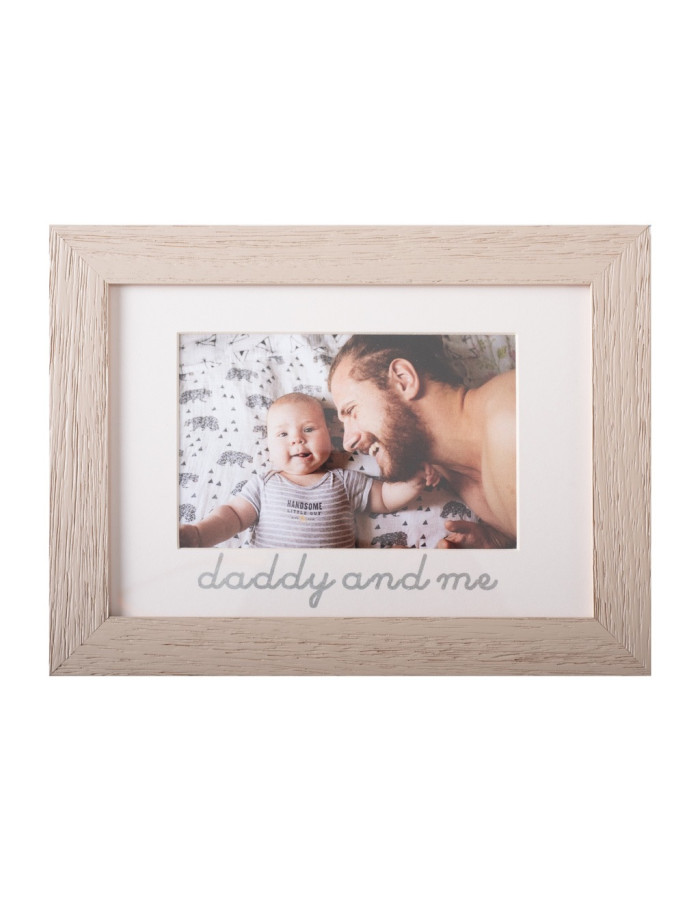 Dad and child photo frame