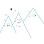 Mimi'lou Kids Wall Sticker Easy Mountains