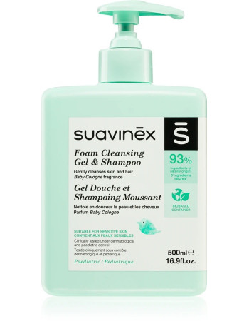 Suavinex 2 in 1 Shampoo & Shower Gel 500ml with Pump