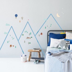 Mimi'lou Kids Wall Sticker Easy Mountains
