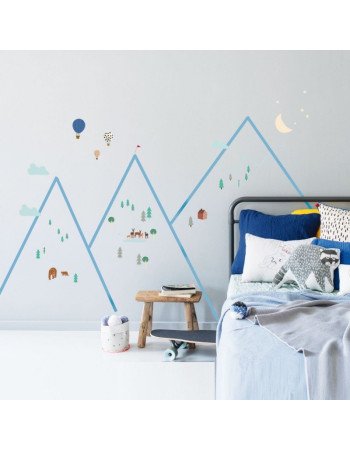 Mimi'lou Kids Wall Sticker Easy Mountains