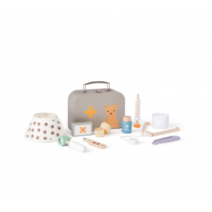 KIDS CONCEPT. Ξύλινο σετ παιχνιδιού κτηνίατρος KID'S HUB