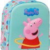 PEPPA Pig 3D Nursery Backpack, Adaptable to Cart, Easy Cleaning, Ideal for Children of Different Ages, Comfortable and Versatile, Quality and Strength, 22 x 10 x 27 cm