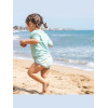Saro Jungle Cheetahs Childrens Swimsuit Diaper vert amande