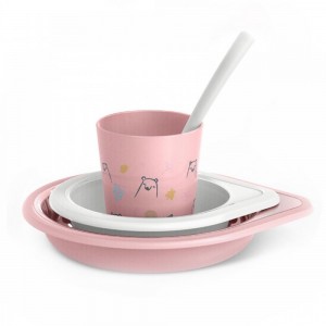 Suavinex Feeding Set made of Plastic 4pcs for 6+ months
