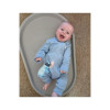 Shnuggle Soft Changing Pad Squishy made of Fabric Gray 45x70cm