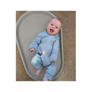 Shnuggle Soft Changing Pad Squishy made of Fabric Gray 45x70cm