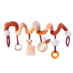 Σόφι καμηλοπάρδαλη: Σπιράλ καροτσιού και κούνιας FanFan