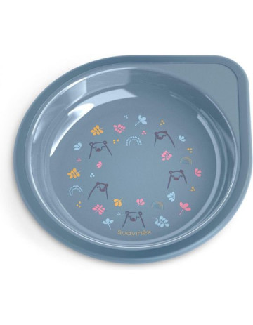 Suavinex Feeding Set made of Plastic Blue 4pcs for 6+ months
