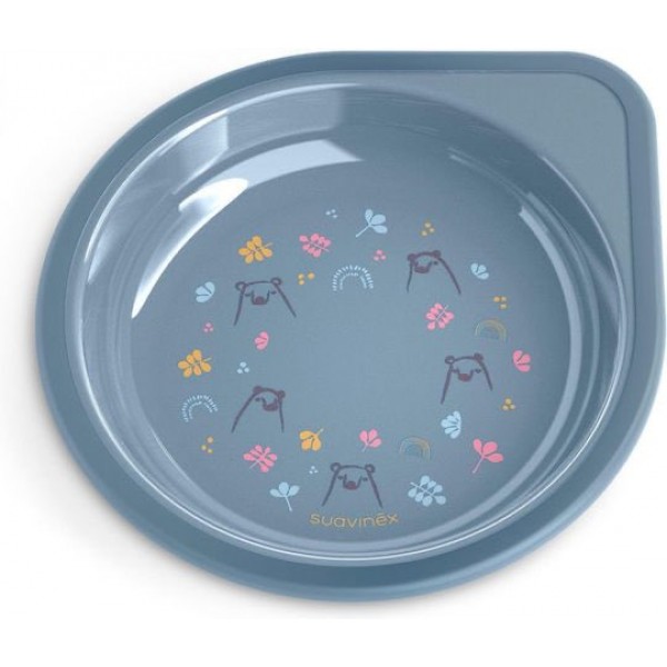 Suavinex Feeding Set made of Plastic Blue 4pcs for 6+ months