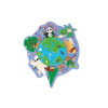 Kids παζλ ζώα του κόσμου Contour World for 4++ Years 45pcs Scratch Europe