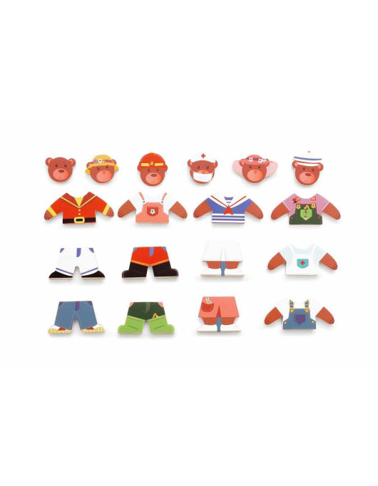 EDULOGIC BEAR DRESS-UP Mix&Match