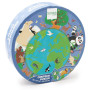 CONTOUR PUZZLE/WORLD 45pcs