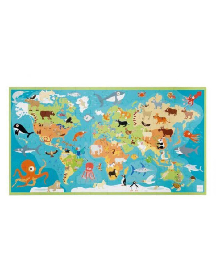 Παιδικό Puzzle ζωα 100pcs για 5+ Ετών Scratch Europe