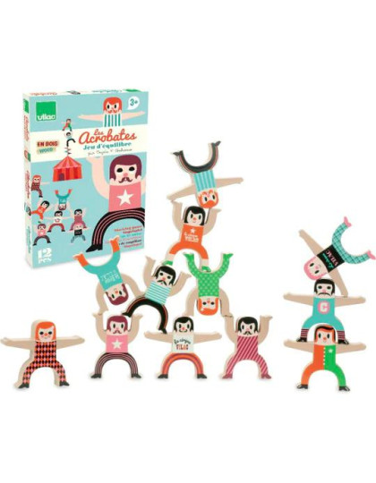 Ξύλινο Παιχνίδι Στοίβαξης Ακροβάτες - Wooden Acrobats Vilac Ξύλινο Παιχνίδι Στοίβαξης Ακροβάτες - Wooden Acrobats Vilac