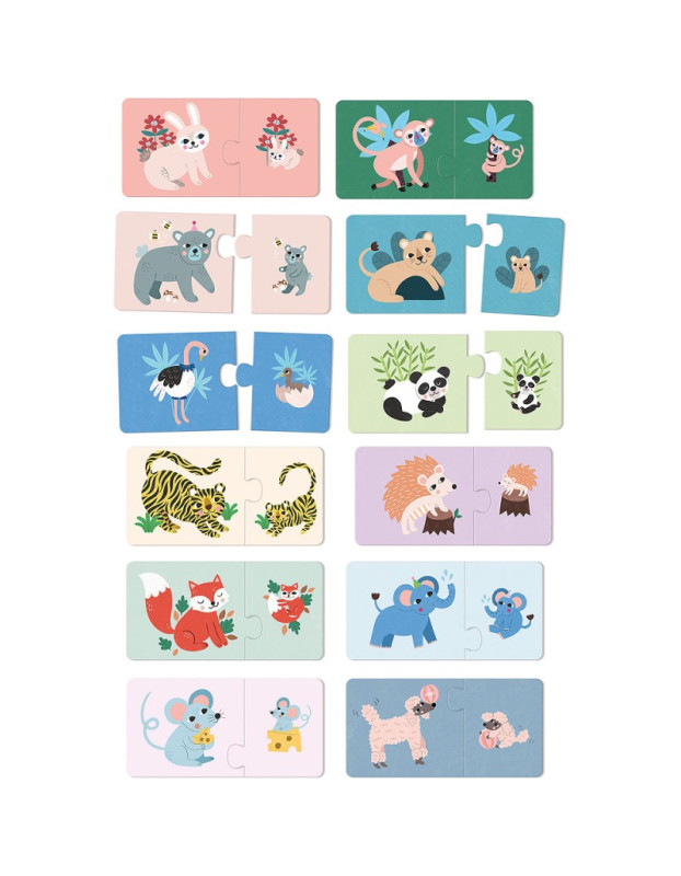 MOTHER & CHILD WOODEN PUZZLE 24 PIECES
