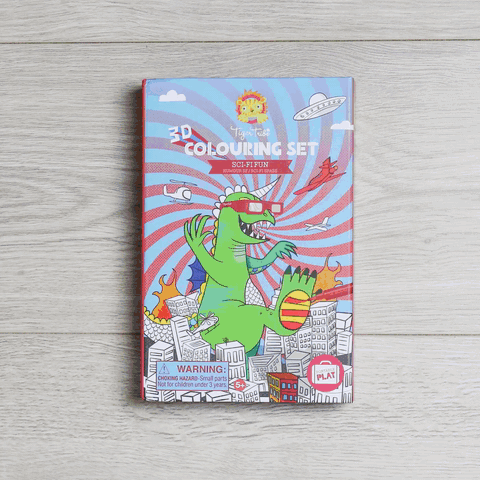 3D Colouring Set - Sci Fi Fun